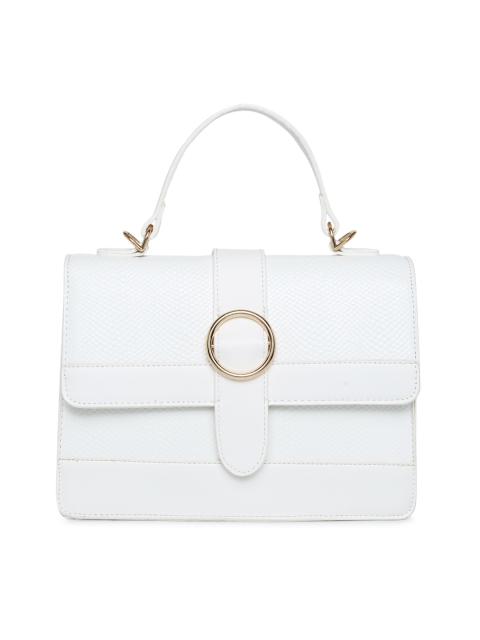 

CODE by Lifestyle White Textured Satchel