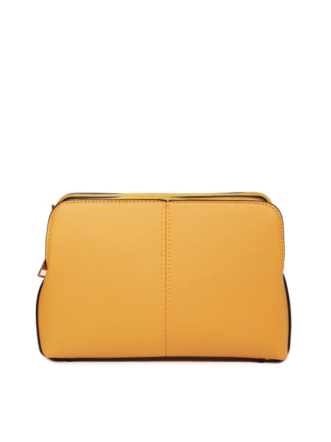 

CODE by Lifestyle Mustard Yellow Solid Sling Bag