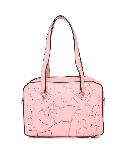 

CODE by Lifestyle Pink Self Design Shoulder Bag