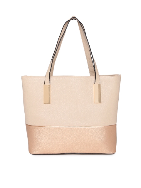 

CODE by Lifestyle Beige Solid Shoulder Bag