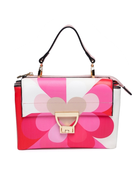 

Ginger by Lifestyle Pink Printed Handheld Bag
