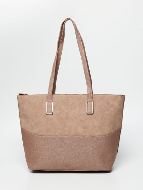 

Ginger by Lifestyle Brown Textured Shoulder Bag