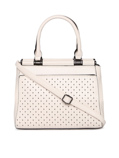 

CODE by Lifestyle Off-White Embellished Handheld Bag