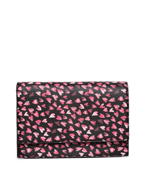 

Ginger by Lifestyle Pink & Black Printed Sling Bag