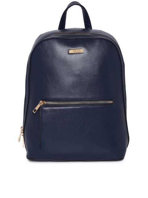 

CODE by Lifestyle Women Navy Blue Solid Backpack