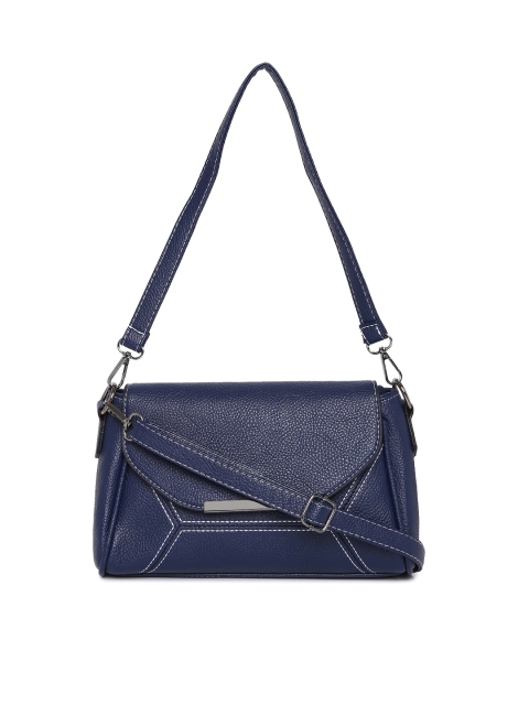 

CODE by Lifestyle Navy Blue Solid Sling Bag