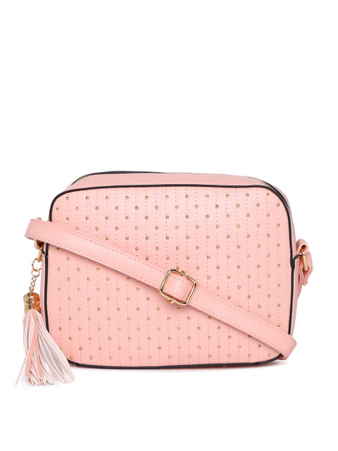 

CODE by Lifestyle Pink Embellished Sling Bag
