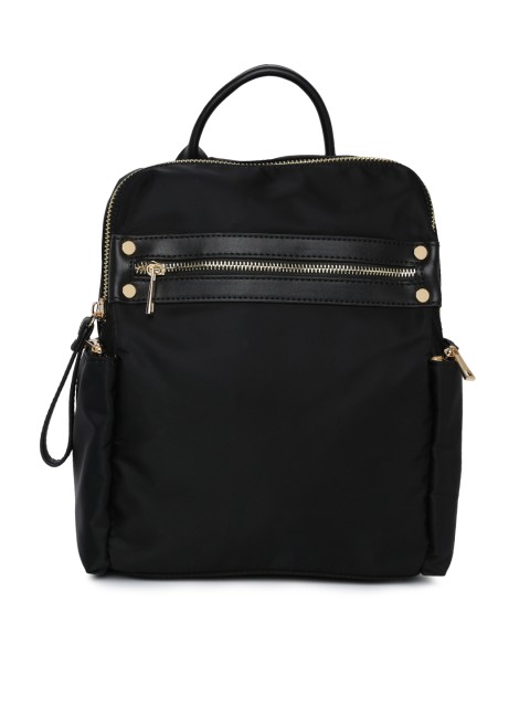 

Ginger by Lifestyle Women Black Solid Backpack