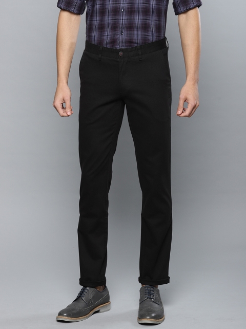 

Louis Philippe Sport Men Black Slim Fit Solid Regular Trousers