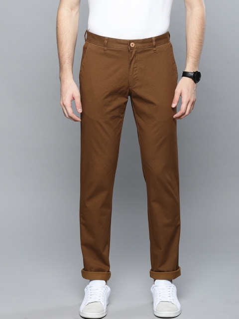 

Louis Philippe Sport Men Brown Slim Fit Printed Chinos