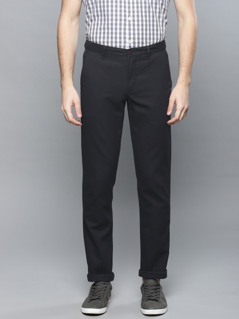 

Louis Philippe Sport Men Navy Blue Slim Fit Solid Chinos