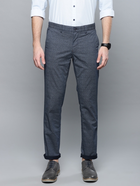 

Louis Philippe Sport Men Navy Blue Slim Fit Solid Regular Trousers