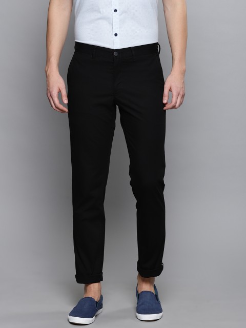 

Louis Philippe Sport Men Black Steve Slim Fit Solid Chinos