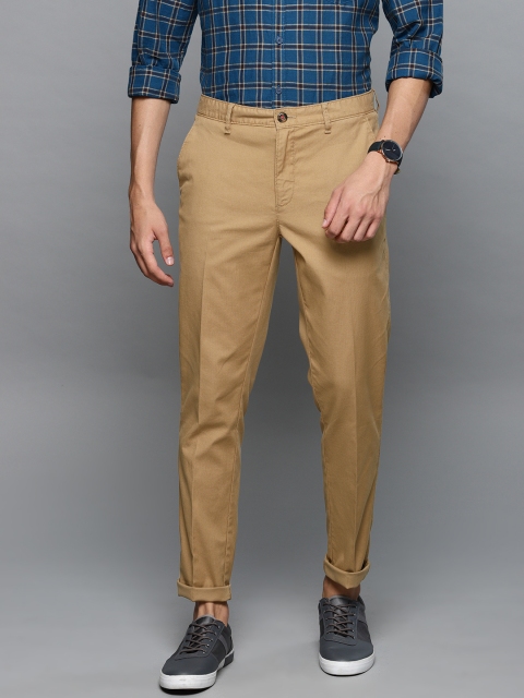 

Louis Philippe Sport Men Khaki Slim Fit Solid Regular Trousers