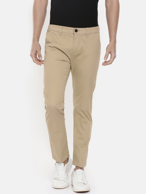 

Pepe Jeans Men Khaki Bonobo Slim Fit Solid Chinos