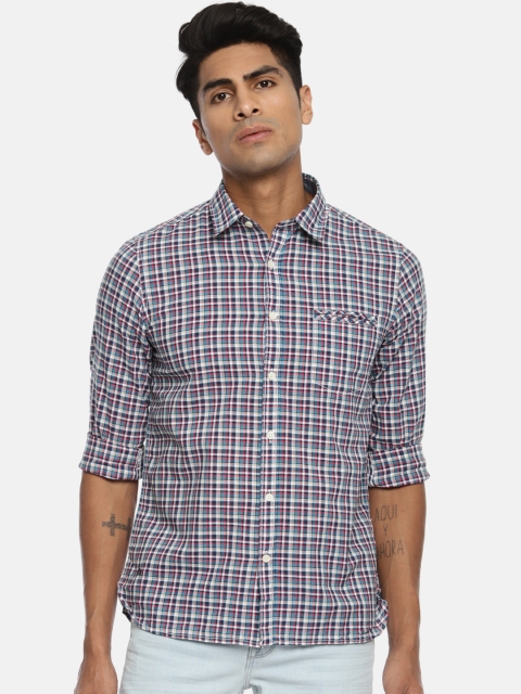 

Pepe Jeans Men Multicoloured Regular Fit Checked Casual Shirt, Multi