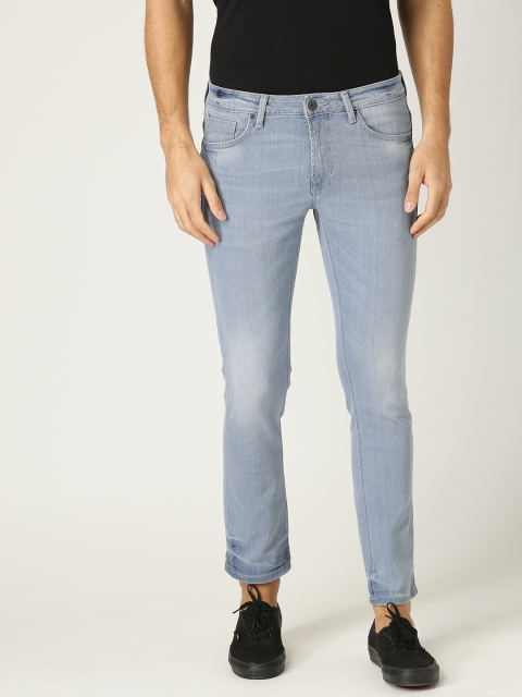 

United Colors of Benetton Men Blue Skinny Fit Mid-Rise Clean Look Stretchable Jeans