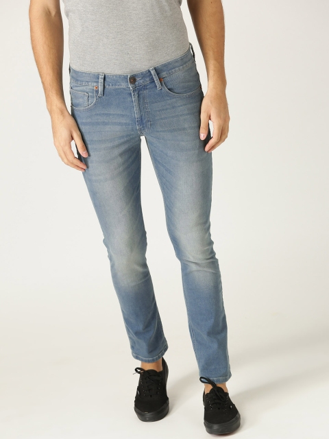 

United Colors of Benetton Men Blue Skinny Fit Mid-Rise Clean Look Stretchable Jeans