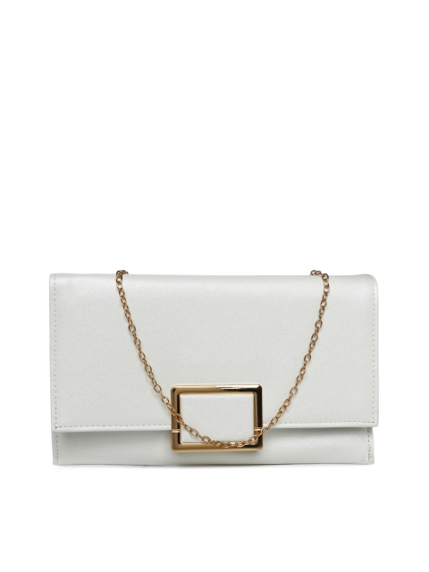 

CODE by Lifestyle White Solid Clutch