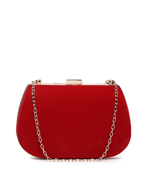 

CODE by Lifestyle Red Solid Box Clutch