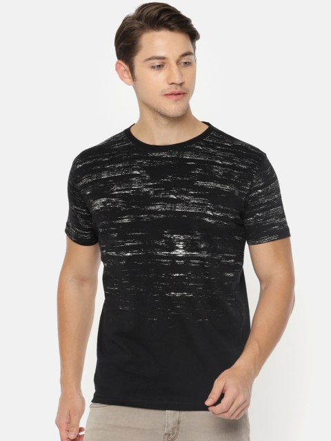 

Pepe Jeans Men Black Printed Round Neck T-shirt