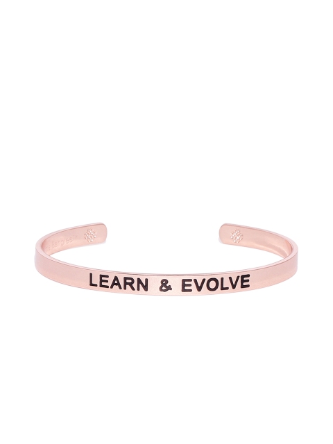 

Pipa Bella Limited Edition Rose Gold Plated Learn & Evolve Resolution Karma Bangle
