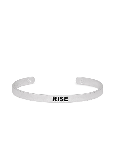 

Pipa Bella Limited Edition 925 Sterling Silver Plated Rise Resolution Karma Bangle