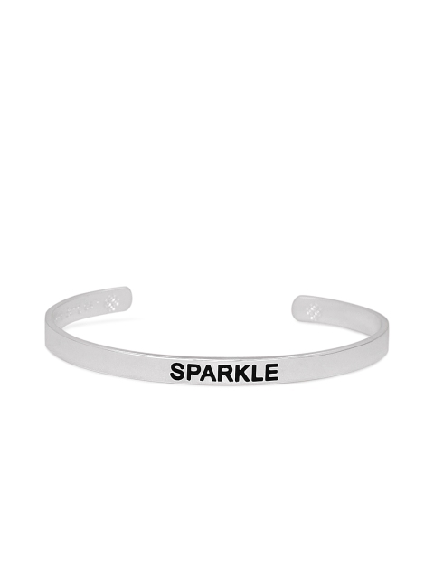 

Pipa Bella Limited Edition 925 Sterling Silver Plated Sparkle Resolution Karma Bangle