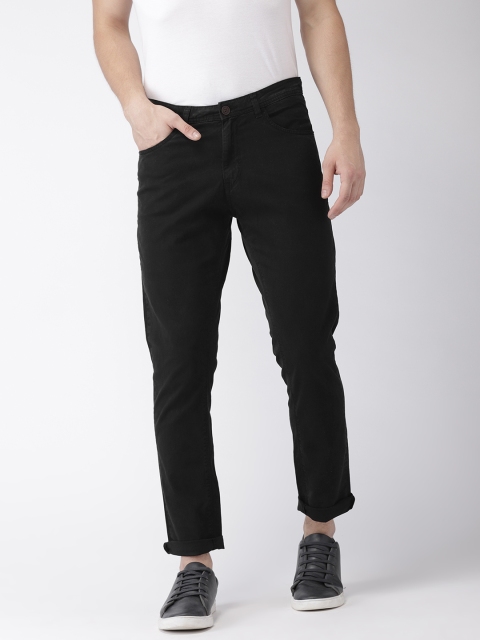 

Mast & Harbour Men Black Skinny Fit Solid Chinos