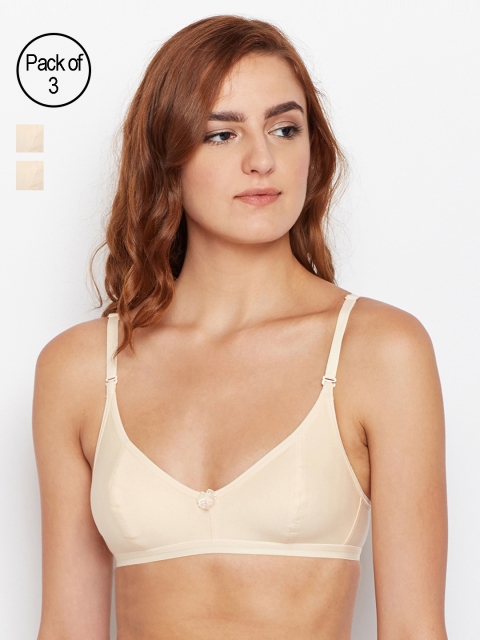 

Bodycare Beige Solid Non-Wired Non Padded Everyday Bra