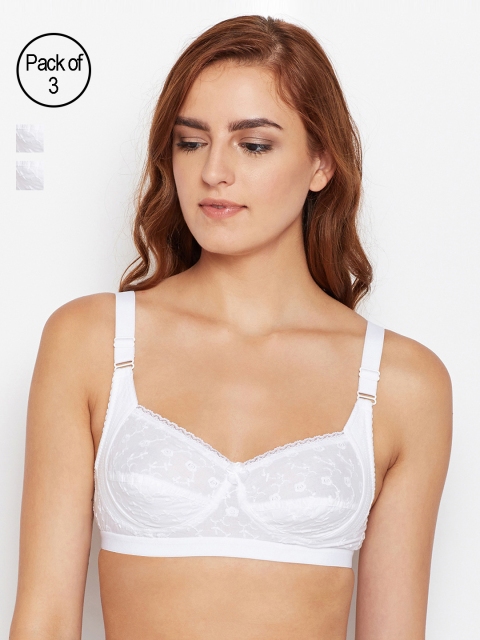 

Bodycare Pack of 3 White Everyday Bras E5549WWW