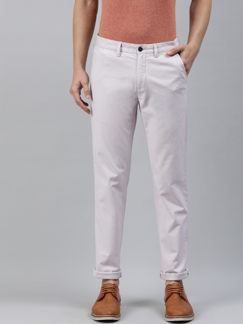 

Arrow Sport Men Grey Chrysler Regular Fit Self Design Regular Trousers
