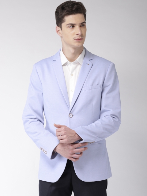 

Arrow Men Blue Solid Zero Calorie Fit Single-Breasted Formal Blazer