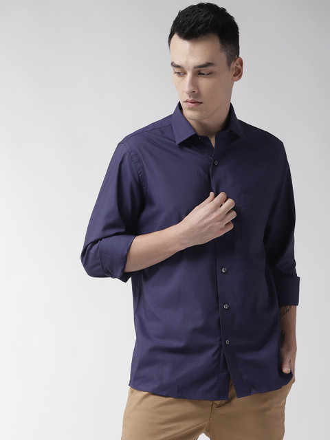 

Arrow Men Purple Regular Fit Solid Casual Shirt