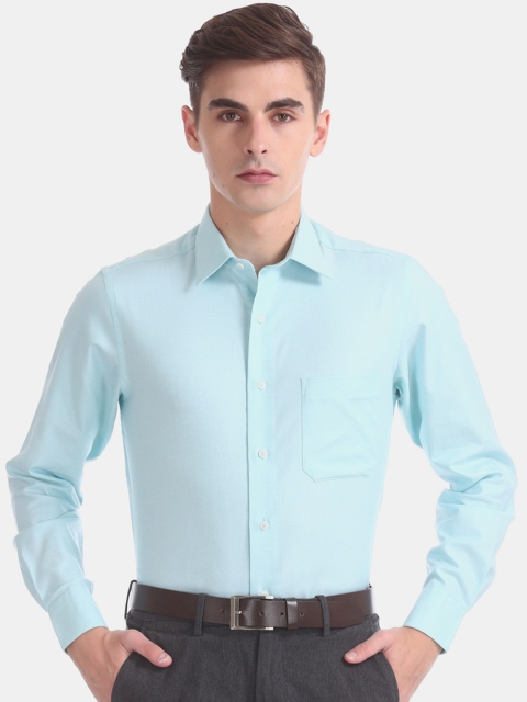

Arrow Men Turquoise Blue Slim Fit Formal Shirt