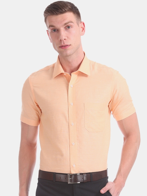 

Arrow Men Orange Formal Shirt