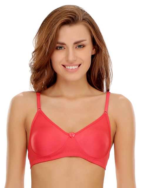 

Clovia Pink T-shirt Bra BRC184P6234B