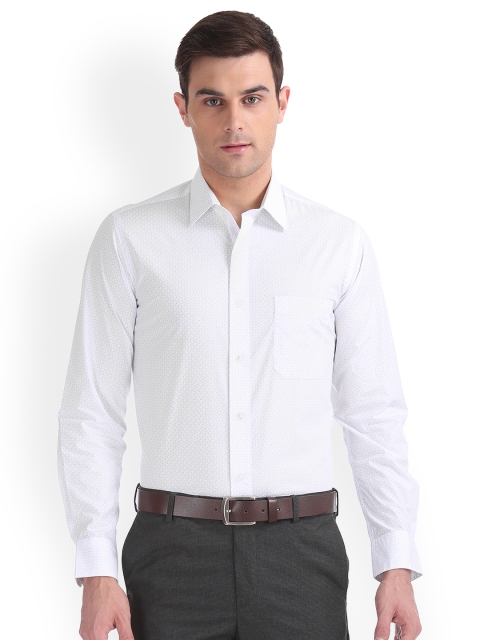 

Arrow Men White Regular Fit Printed Casual Shirt