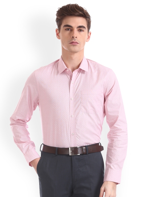 

Arrow Men Pink Regular Fit Printed Casual Shirt