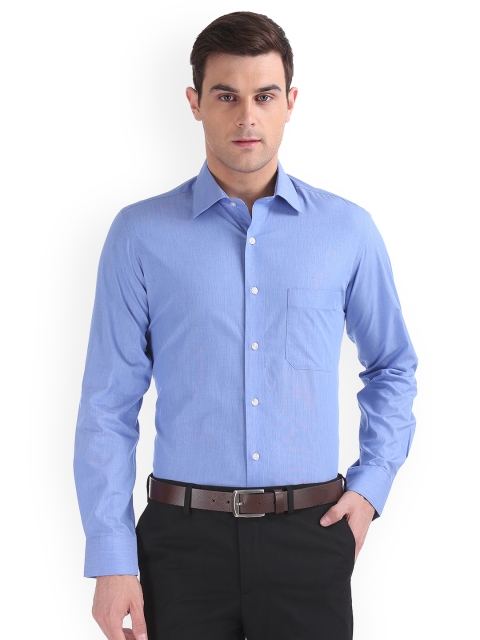 

Arrow Men Blue Slim Fit Solid Casual Shirt