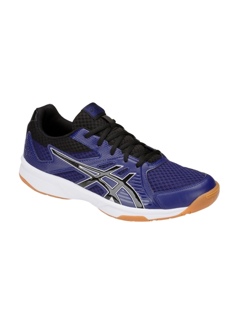 

ASICS Men Navy Blue Woven Design Upcourt 3 Running Shoes