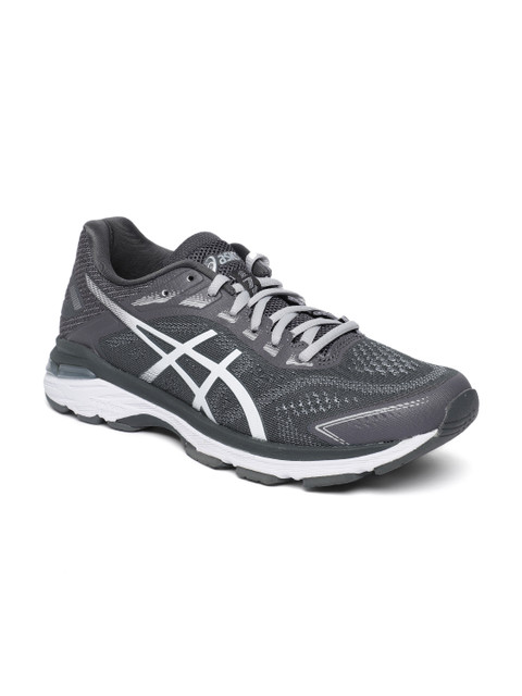 

ASICS Men Charcoal Grey GT-2000 7 Running Shoes