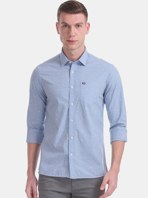 

Arrow Sport Men Blue Slim Fit Printed Casual Shirt