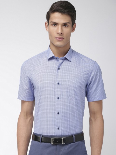 

Arrow New York Men Blue Slim Fit Checked Formal Shirt