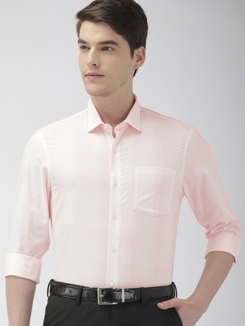 

Arrow New York Men Pink Slim Fit Solid Formal Shirt