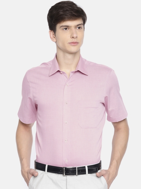 

Arrow Men Pink Regular Fit Solid Formal Shirt