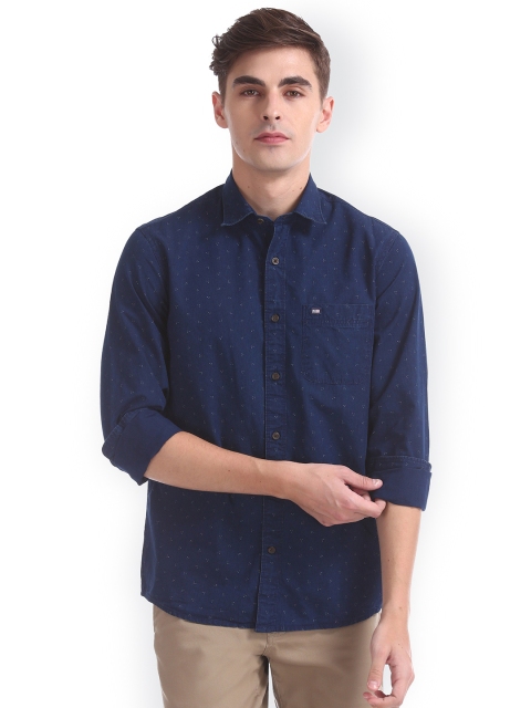 

Arrow Sport Men Blue Regular Fit Solid Casual Shirt