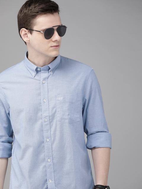 

Arrow Sport Men Blue Slim Fit Solid Casual Shirt