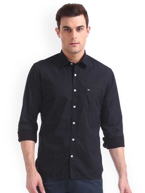 

Arrow Sport Men Black Regular Fit Solid Casual Shirt