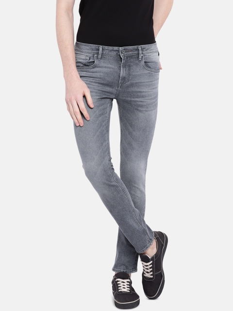 

Killer Men Grey Comfort Slim Fit Mid-Rise Clean Look Stretchable Jeans